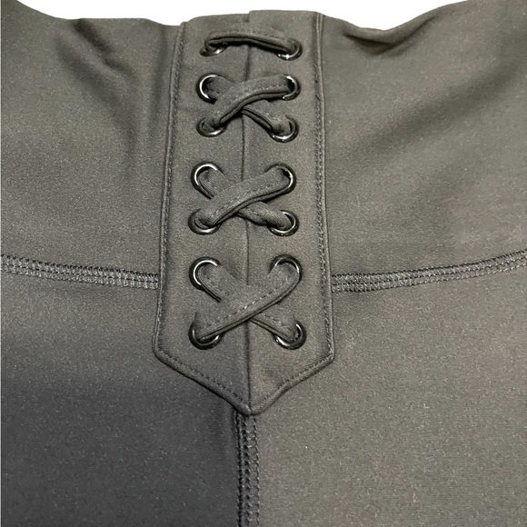 Weworewhat x Revolve Solid Lace-Up Biker Short Athletic Wear Black Size XS NWT - Picture 12 of 16